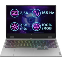 Lenovo LOQ 15IRX10 (83JE00W4CK) RTX 5060 sivý - záruka na 3 roky po registrácii - Notebooky