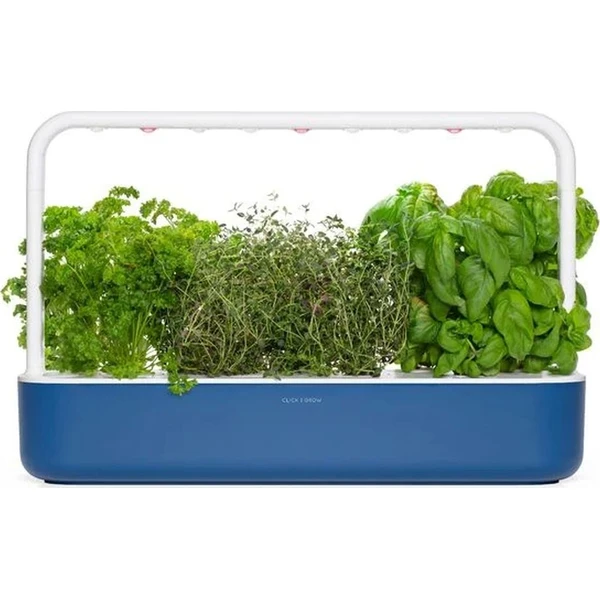 Click and Grow Smart Garden 9 šikovný kvetináč + 9ks kapsúl so semienkami tmavomodrý - Kvetináče - Hlavný obrázok