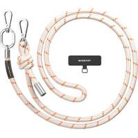 MagEasy Strap Lanyard 8.3mm univerzálny popruh Béžová/Oranžová - Popruhy
