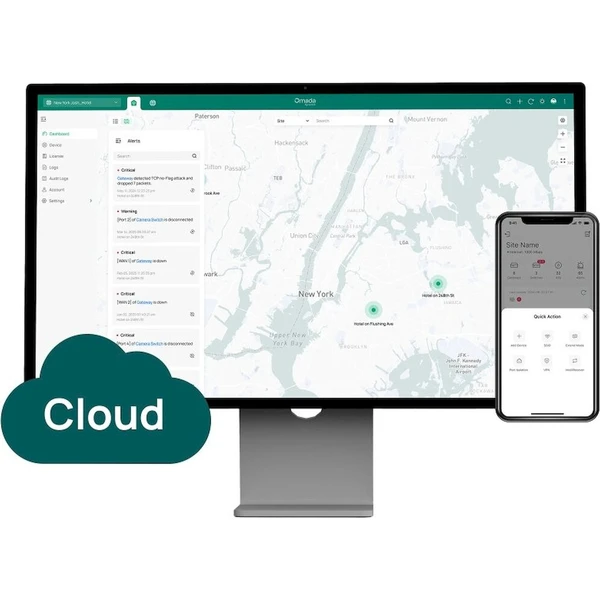 TP-Link Omada Central Cloud Based Controller licencia na 5 rokov pre jednu VIGI kameru - Softvér - Hlavný obrázok