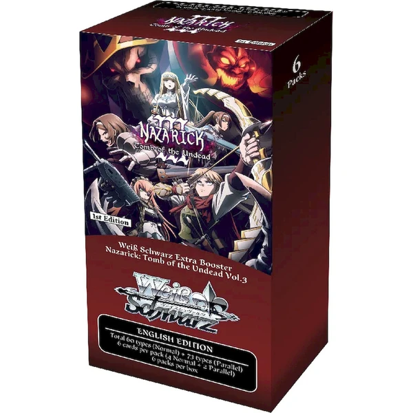 Weiß Schwarz - Nazarick: Hrobka Nemŕtvych Vol.3 Extra Booster - Weiss Schwarz TCG - Hlavný obrázok