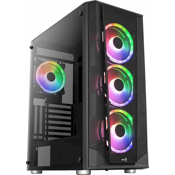 Aerocool Prism ARGB Midi-Tower čierna - Počítačové skrine - Hlavný obrázok