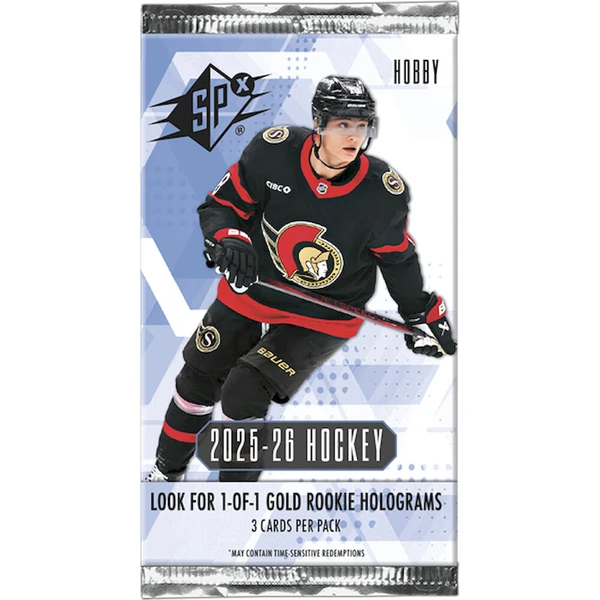 Hokejové karty 2025-26 Upper Deck SPx Hockey Hobby Box - Hokejové karty - Obrázok d_4ba27a53c637479797658f1030d6ccbe