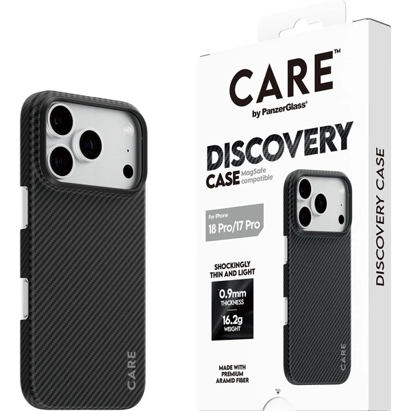 PanzerGlass CARE Discovery MagSafe kryt Apple iPhone 18 Pro/17 Pro Aramid - Puzdra - Hlavný obrázok