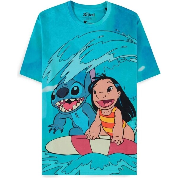 Tričko Difúzie Lilo & Stitch - Surfing AOP XS