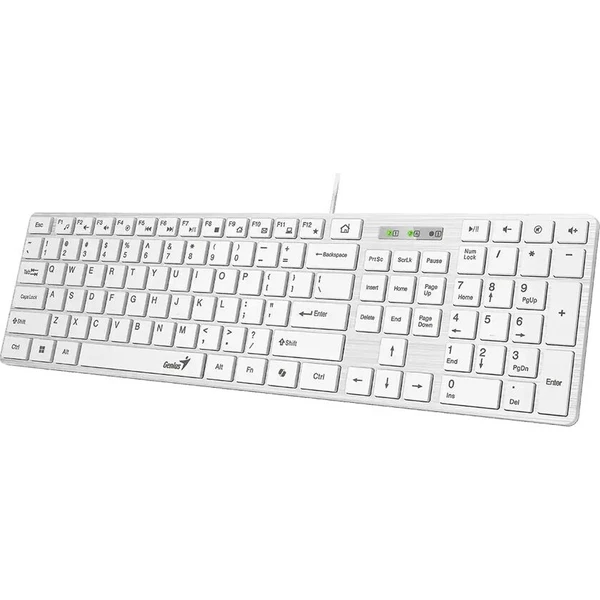 Genius Slimstar 126 biela - Klávesnice - Hlavný obrázok