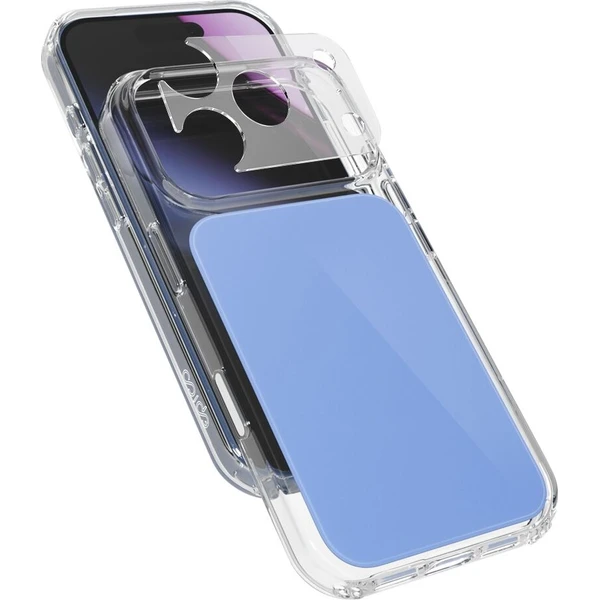 Epico Tile Mag+ MagSafe/Qi2 kryt iPhone 17 Pro/18 Pro světle modrý - Puzdra - Hlavný obrázok