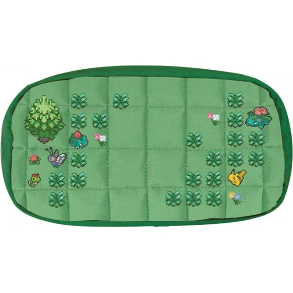 HORI Puff Pouch puzdro Pixel Green (NSW/NSW2/OLED) - Puzdra - Hlavný obrázok