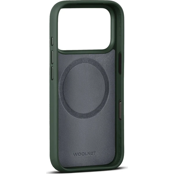 Woolnut MagSafe kožený kryt iPhone 18 Pro tmavě zelený - Puzdra - Obrázok d_4c8fdae8ff1d4b2594fe26542d55b7d7