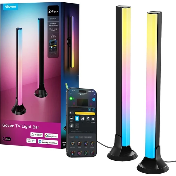 Govee SMART LED RGBIC Panely 38 cm pre TV 43-75" Matter - Inteligentné osvetlenie - Hlavný obrázok