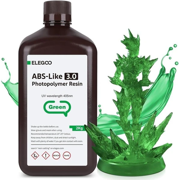 ELEGOO živica podobná ABS V3.0 2 kg zelená - Filamenty pre 3D tlačiarne - Hlavný obrázok
