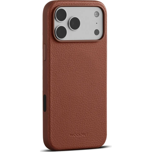 Woolnut MagSafe kožený kryt iPhone 18 Pro Max hnědý - Puzdra - Hlavný obrázok