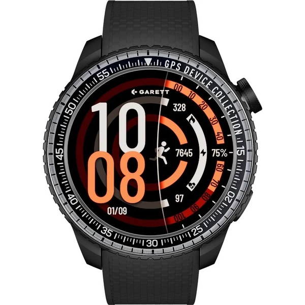 Garett Compass chytré hodinky s GPS čierne - Inteligentné hodinky - Obrázok d_4d666dc7810040458cba456bd7779920