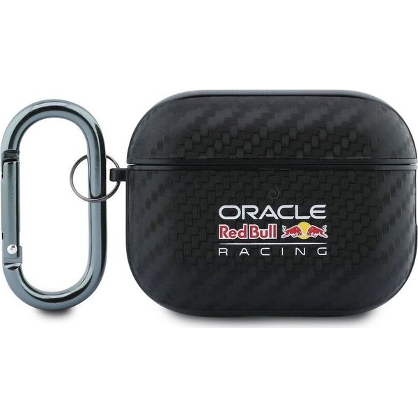 E-shop Oracle Red Bull Racing PU Karbónové puzdro AirPods Pro 3 čierne