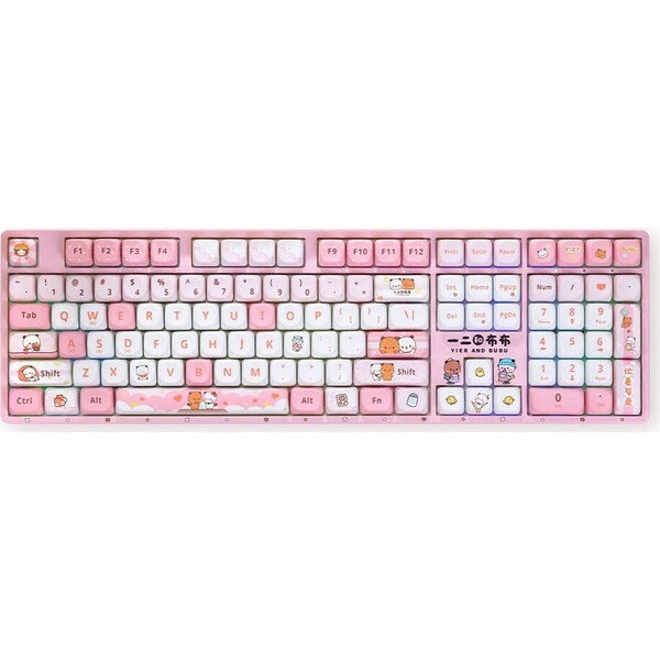 Akko x Dudu a Bubu 5108B Plus Akko Piano Pro V3 (US) ružová - Klávesnice - Hlavný obrázok