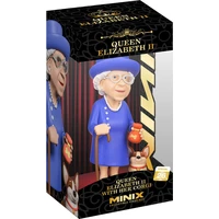 MINIX Špeciálny znak: Kráľovná Alžbeta II s Corgi - Minix