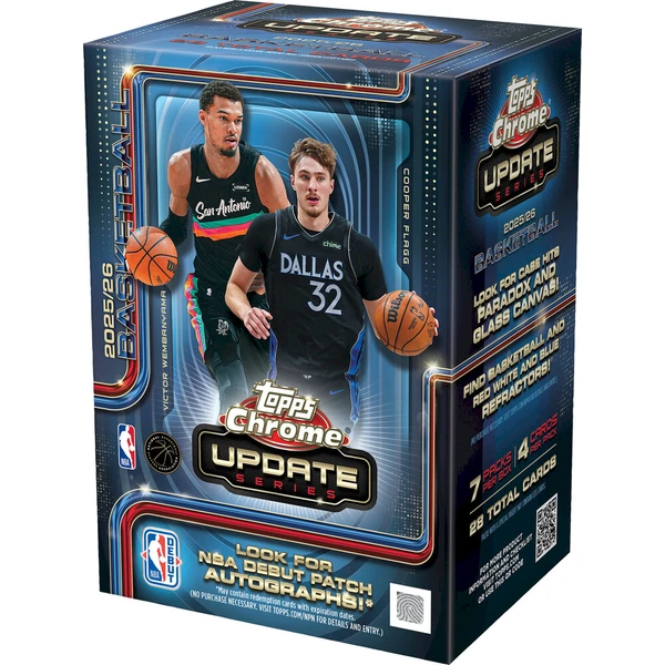 Basketbalové karty 2025-26 Topps Chrome Updates Basketball Value Box - Basketbalové karty - Hlavný obrázok