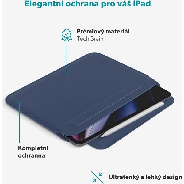 Epico TechGrain Sleeve | iPad Pro 12,9" (3.-6. gen)/Air 13" (M2-M4)/Pro 13" (M4-M5) | modrá - Puzdra - Obrázok d_4e10ac63cc704100a38c56dae76d1915