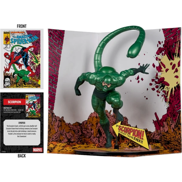 Figúrka McFarlane Marvel - Scorpion (Metallic) (The Amazing Spider-Man #318) 18 cm - Figúrky - Obrázok d_4e3b6423554443debf95df9d867d2dda