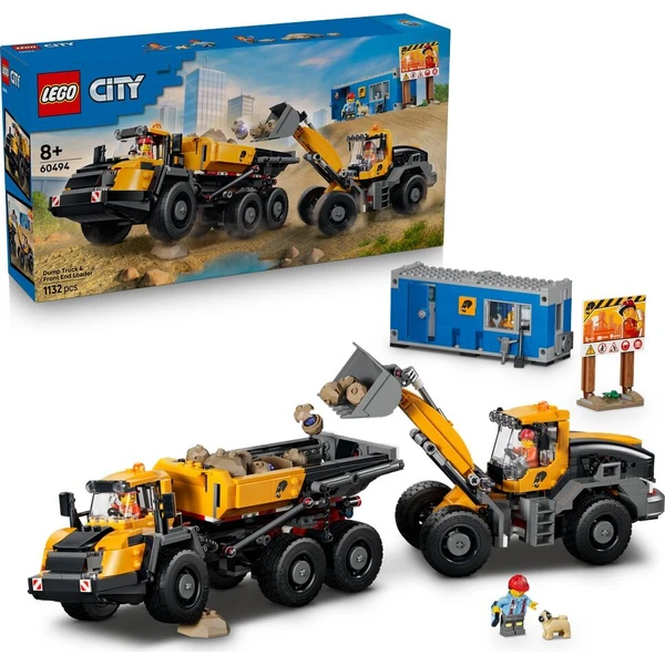 LEGO City 60494 Sklápací vozidlo a čelný nakladač - LEGO - Hlavný obrázok