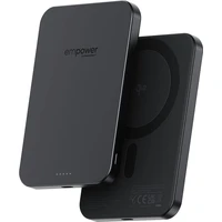 PanzerGlass® empower bezdrôtová Qi2 powerbanka 5000 mAh, MagSafe, čierna - Powerbanky