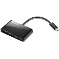 Lenovo Select 4v1 USB-C Hub čierny - USB huby