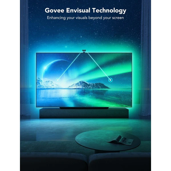 Govee DreamView T2 DUAL TV 75-85" SMART LED podsvietenie RGBIC - Inteligentné osvetlenie - Obrázok d_519f67e0605e45a1aa7f308cb42937ee