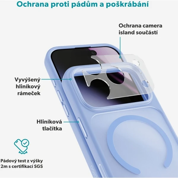 Epico HeroMatte Pro Mag+ MagSafe/Qi2 kryt iPhone 17 Pro/18 Pro světle modrý - Puzdra - Obrázok d_52f8e2ed556a4f08a07b23877f8da187