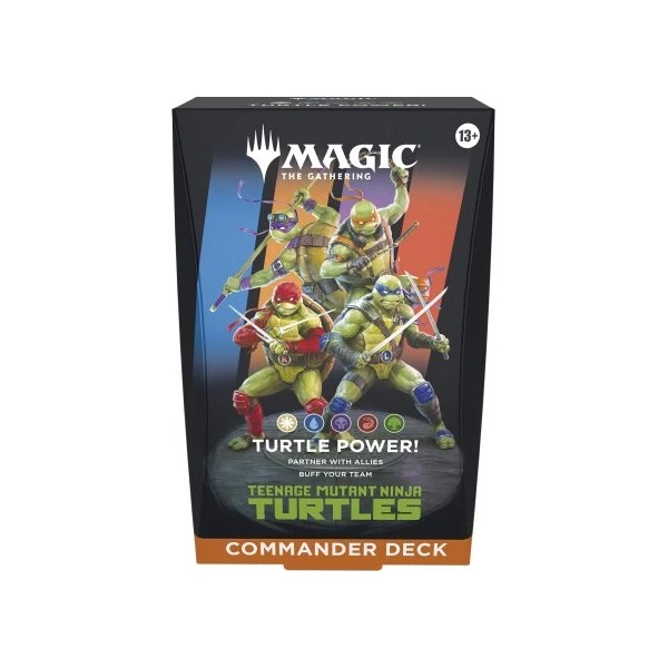 Magic: The Gathering - Teenage Mutant Ninja Turtles Commander Balík: Turtle Power! - MTG karty - Hlavný obrázok