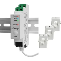 Shelly PRO 3EM 120A dvojfázový merač spotreby biely - Spínacie moduly