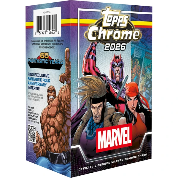 Topps Marvel Comics Chrome 2026 - Value Box - Zberateľské karty a nálepky - Hlavný obrázok