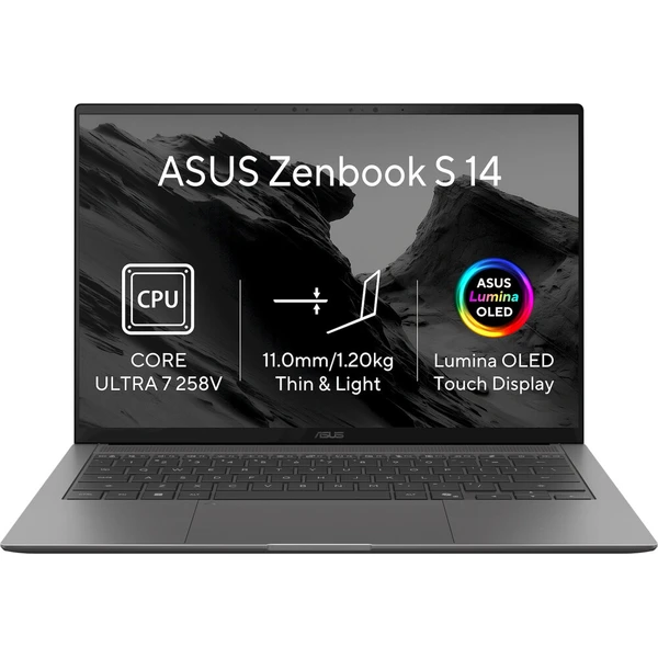 ASUS Zenbook S 14 (UX5406SA-OLED700X) sivý - Notebooky - Hlavný obrázok
