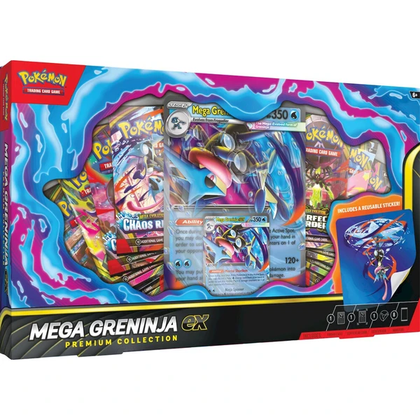 Pokémon TCG: Mega Greninja ex Premium Collection - Pokémon karty - Hlavný obrázok