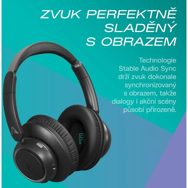 LAMAX Cinetune1 TV náhlavné slúchadlá čierne - Slúchadlá - Obrázok d_54ac8b989301404b8190f4479cc8672d