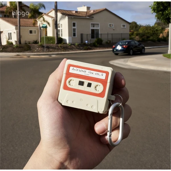 ELAGO Cassette TAPE púzdro Airpods 4 béžové - Puzdra - Obrázok d_54acc20010ae49ccba37a0b8e914c9b1