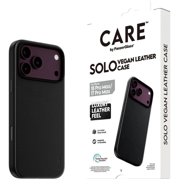PanzerGlass CARE Solo MagSafe kryt Apple iPhone 18 Pro Max/17 Pro Max černý - Puzdra - Hlavný obrázok