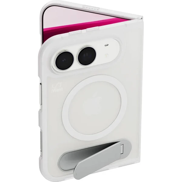 iWant HeroStand Mag+ MagSafe kryt se stojánekm iPhone Duo matně transparentní - Puzdra - Obrázok d_54f9eab5cdcb48cdba6fe239b1a47e71
