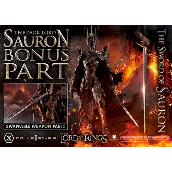 Socha Lord of the Rings Museum Masterline 1/3 The Dark Lord Sauron Bonus Version 117 cm - Sochy a sošky - Obrázok d_54ffc317e39f4169821f37a7f36a6f3b