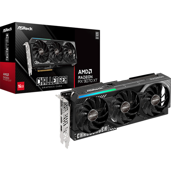 ASRock AMD Radeon RX 9070 XT Challenger 16GB GDDR6 - Grafické karty - Obrázok d_553d2a624647491c946100da9e826b34