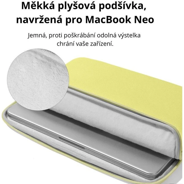 tomtoc Light A18 sleeve puzdro 13" MacBook Neo žlté - Puzdra - Obrázok d_555cd04d8d064287bb0aff9a75d8ac1d