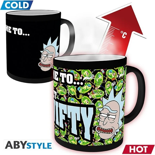 Hrniec Abysse Corp Rick and Morty - Get Schwifty 320 ml (meniteľný motív) - Hrnčeky - Obrázok d_557a4aacde4f4455a77aed3b7017c9b4