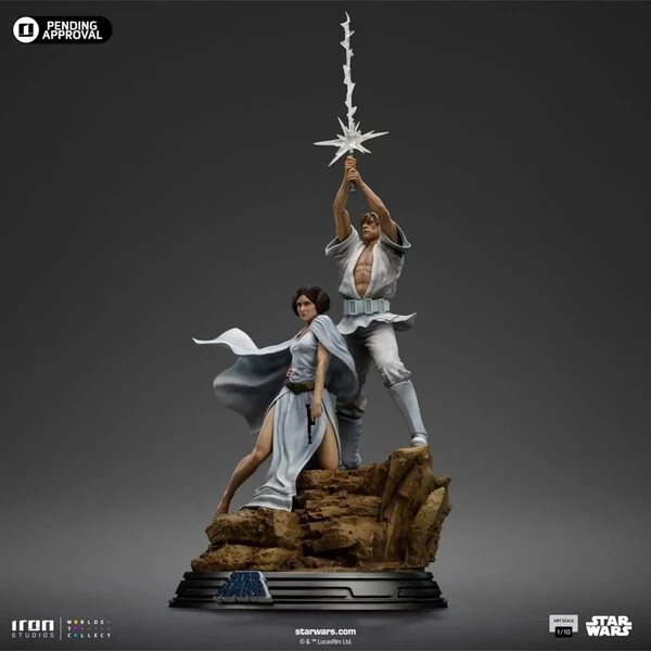 Soška IRON STUDIOS Star Wars - Luke a Leia 41 cm - Sochy a sošky - Obrázok d_55e342f73e424f7fa93e8de0621861c7