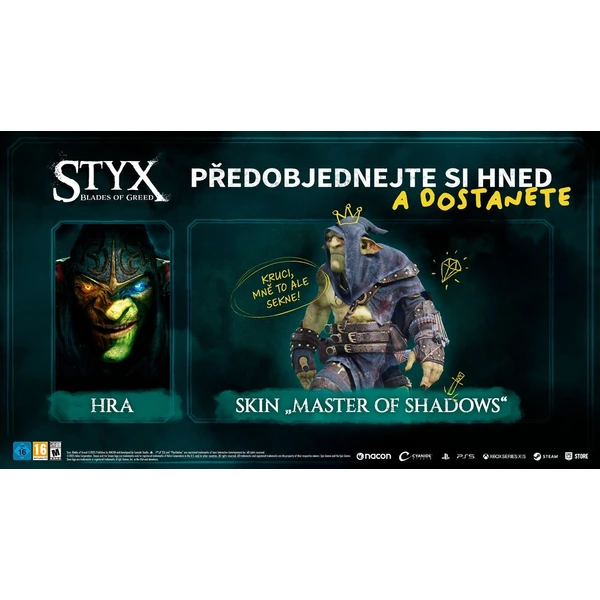 Darček k hre Styx: Blades of Greed - DLC - Master of Shadows (PS5) - Nefyzické Darčeky - Hlavný obrázok