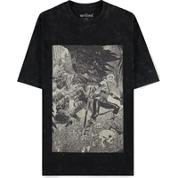 Tričko The Witcher - Ciri a Basilisk (Loose Fit) 2XL - Tričká