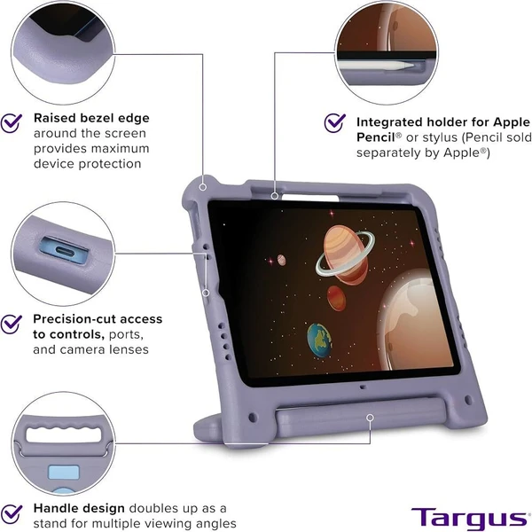 Targus Kids antibakteriální kryt pro iPad 10,9 - 11" purpurový - Puzdra - Obrázok d_567764b615714d7b94716413c98868fa
