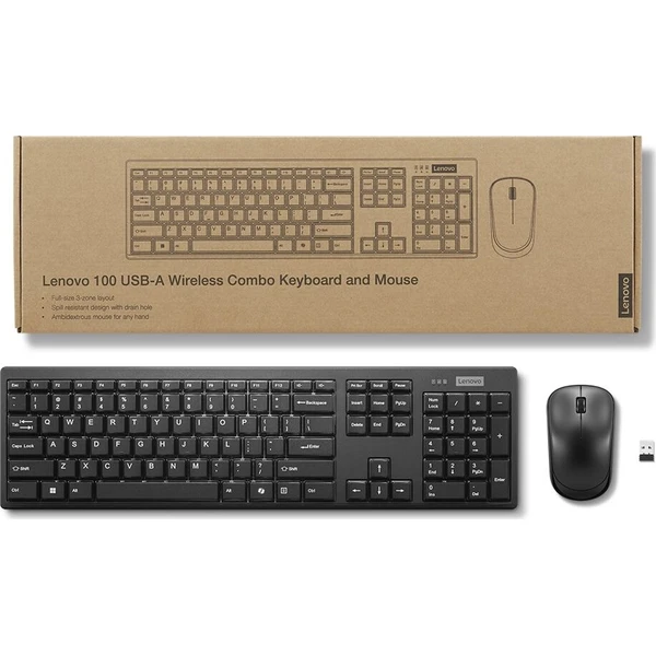 Lenovo 100 bezdrôtová sada klávesnice s myšou US - Klávesnicové sety - Obrázok d_56c1426c26564f06800574dc74b431b6