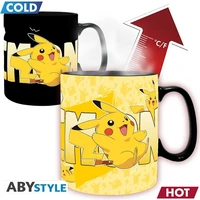Hrnček Pokémon - Pikachu (meniaci sa motív) 460 ml - Hrnčeky