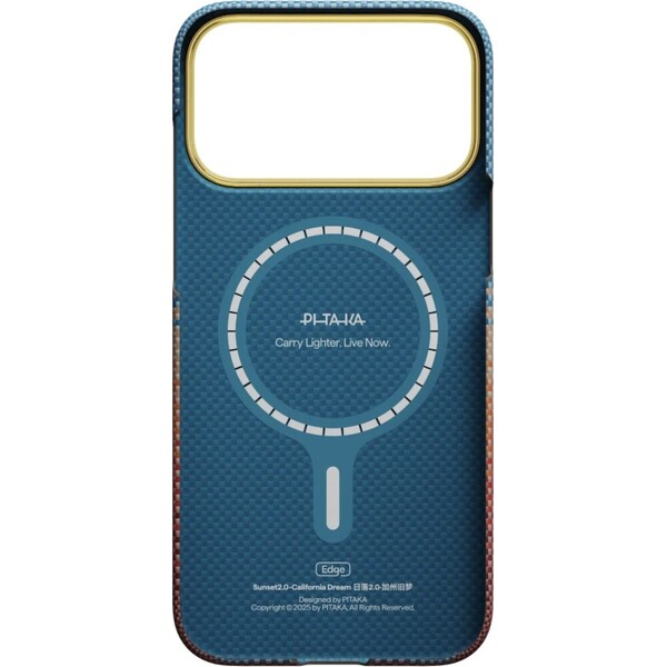 Pitaka Edge Case California Dream Sunset 2.0 #3 MagSafe kryt iPhone 17 Pro Max - Puzdra - Obrázok d_58474ad78fb643fd8fd934205f462c99