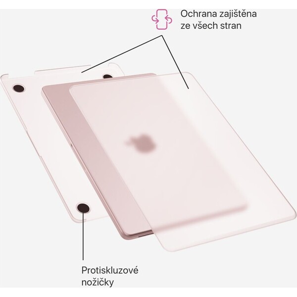 iWant Slim Shell puzdro pre MacBook Neo 13" matná rumelová - Puzdra - Obrázok d_58602827c2f0436e8e509e50dcb4e7c2