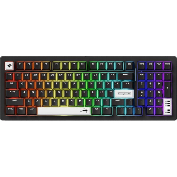 E-shop Akko MonsGeek M2 V5 VIA Black Piano Akko Mirror bezdrôtová herná klávesnica (US) čierna